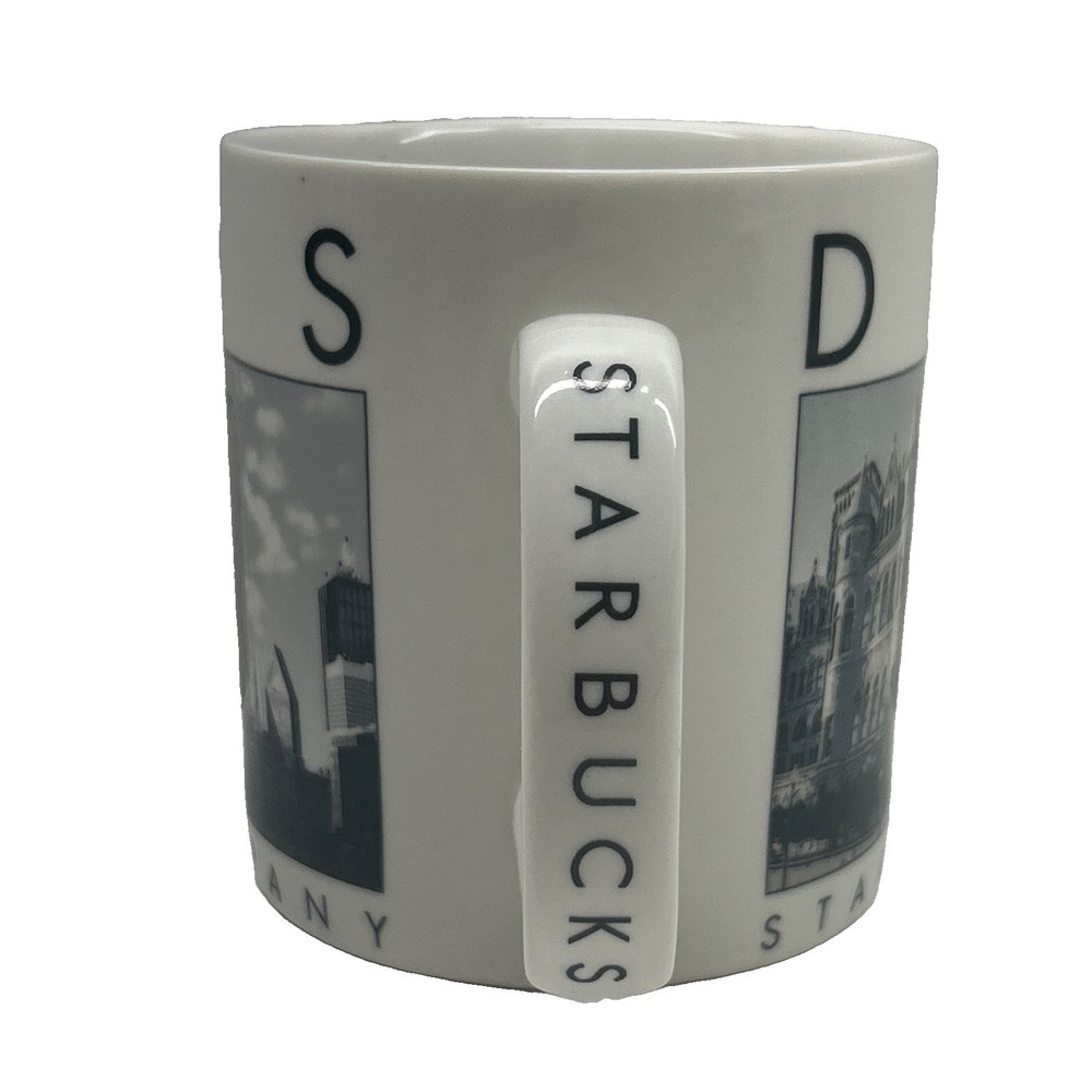 STARBUCKS COFFEE - 2005 Dallas Texas - CITY SCENE  - 20 oz Ceramic Mug Cup